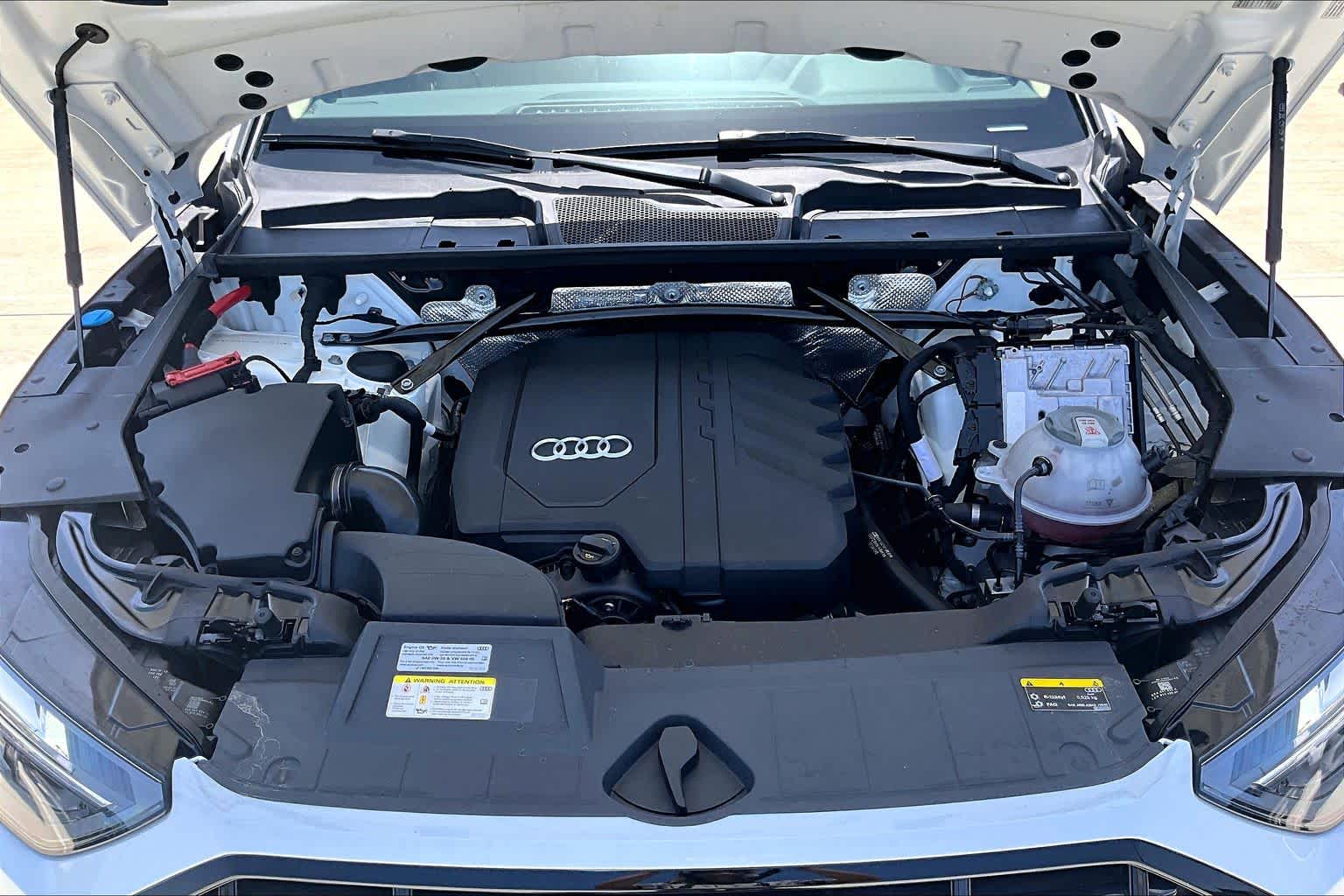 2021 Audi Q5 Premium Plus Glacier White Metallic at Tomball Chrysler Dodge Jeep Ram