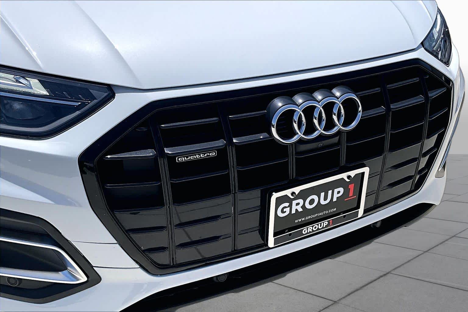 2021 Audi Q5 Premium Plus Glacier White Metallic at Tomball Chrysler Dodge Jeep Ram