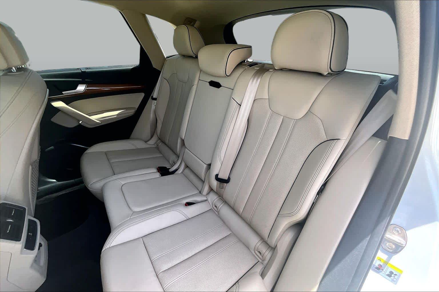 2021 Audi Q5 Premium Plus Glacier White Metallic at Tomball Chrysler Dodge Jeep Ram