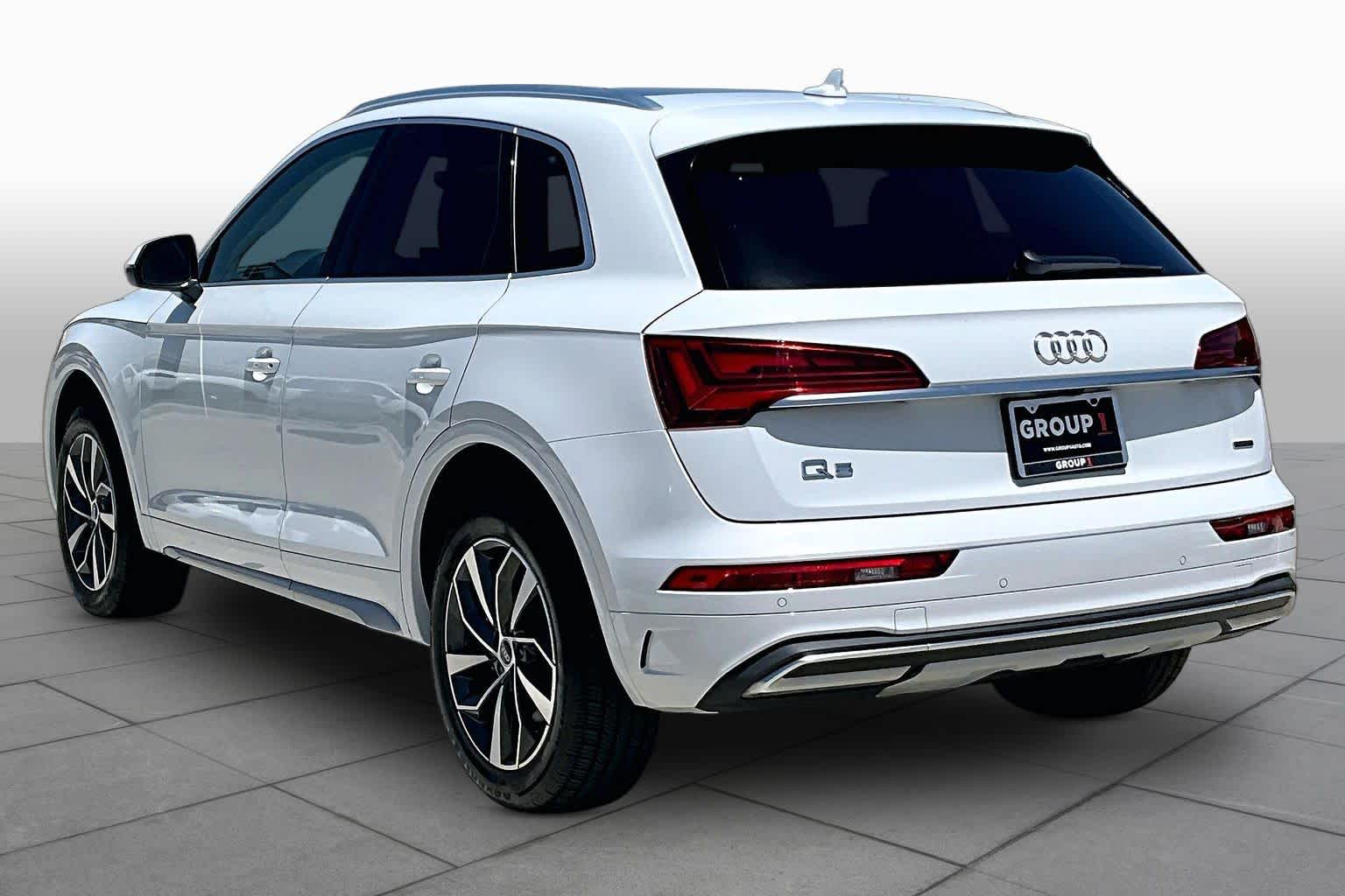 2021 Audi Q5 Premium Plus Glacier White Metallic at Tomball Chrysler Dodge Jeep Ram