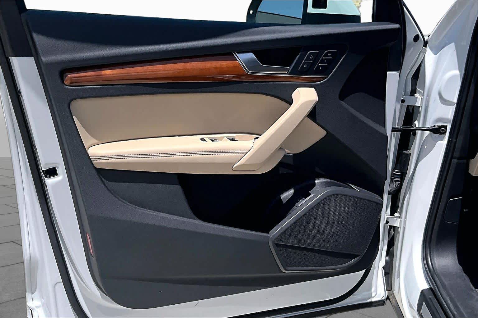 2021 Audi Q5 Premium Plus Glacier White Metallic at Tomball Chrysler Dodge Jeep Ram
