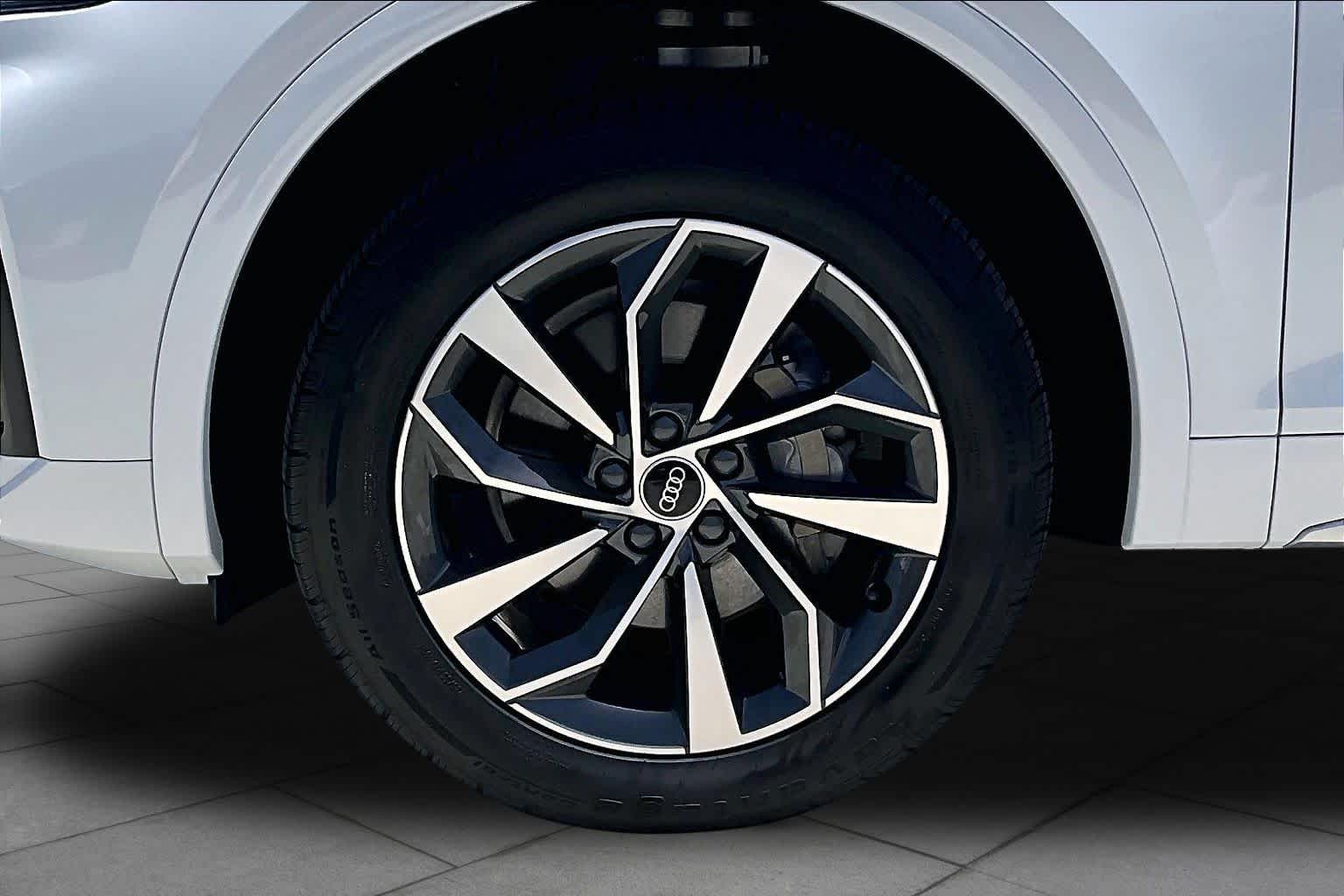 2021 Audi Q5 Premium Plus Glacier White Metallic at Tomball Chrysler Dodge Jeep Ram