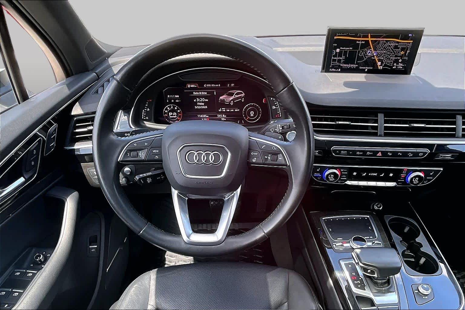 2019 Audi Q7 Prestige Glacier White Metallic at Lexus of Clear Lake
