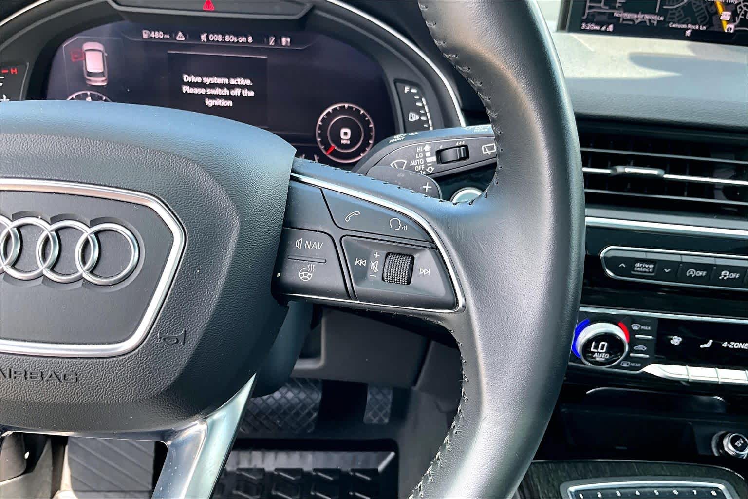 2019 Audi Q7 Prestige Glacier White Metallic at Lexus of Clear Lake