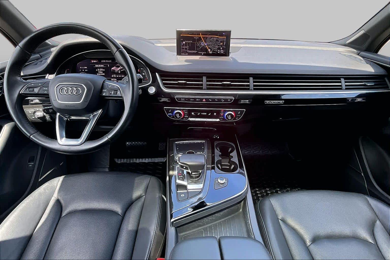 2019 Audi Q7 Prestige Glacier White Metallic at Lexus of Clear Lake