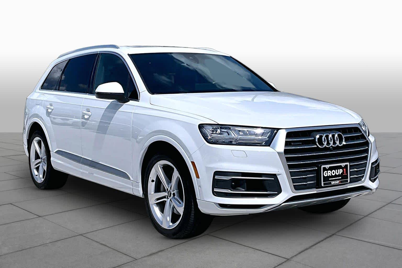 2019 Audi Q7 Prestige Glacier White Metallic at Lexus of Clear Lake