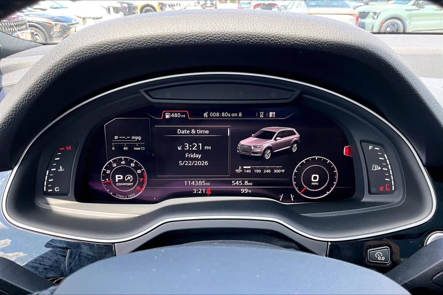 2019 Audi Q7 Prestige Glacier White Metallic at Lexus of Clear Lake