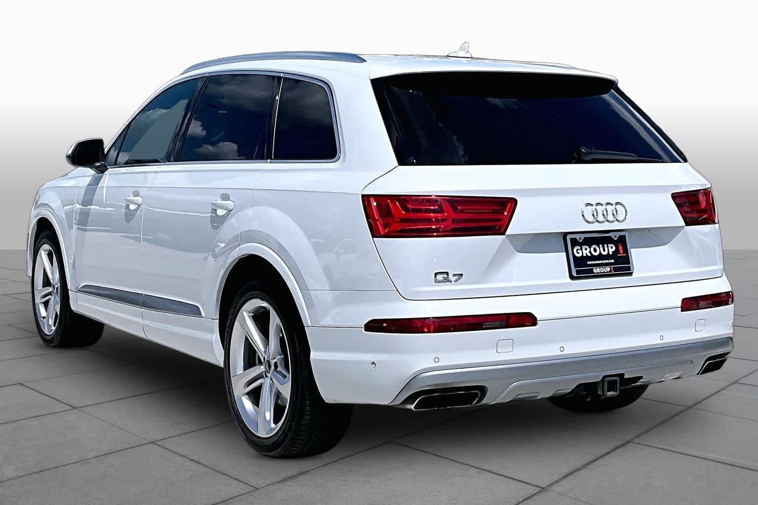 2019 Audi Q7 Prestige Glacier White Metallic at Lexus of Clear Lake