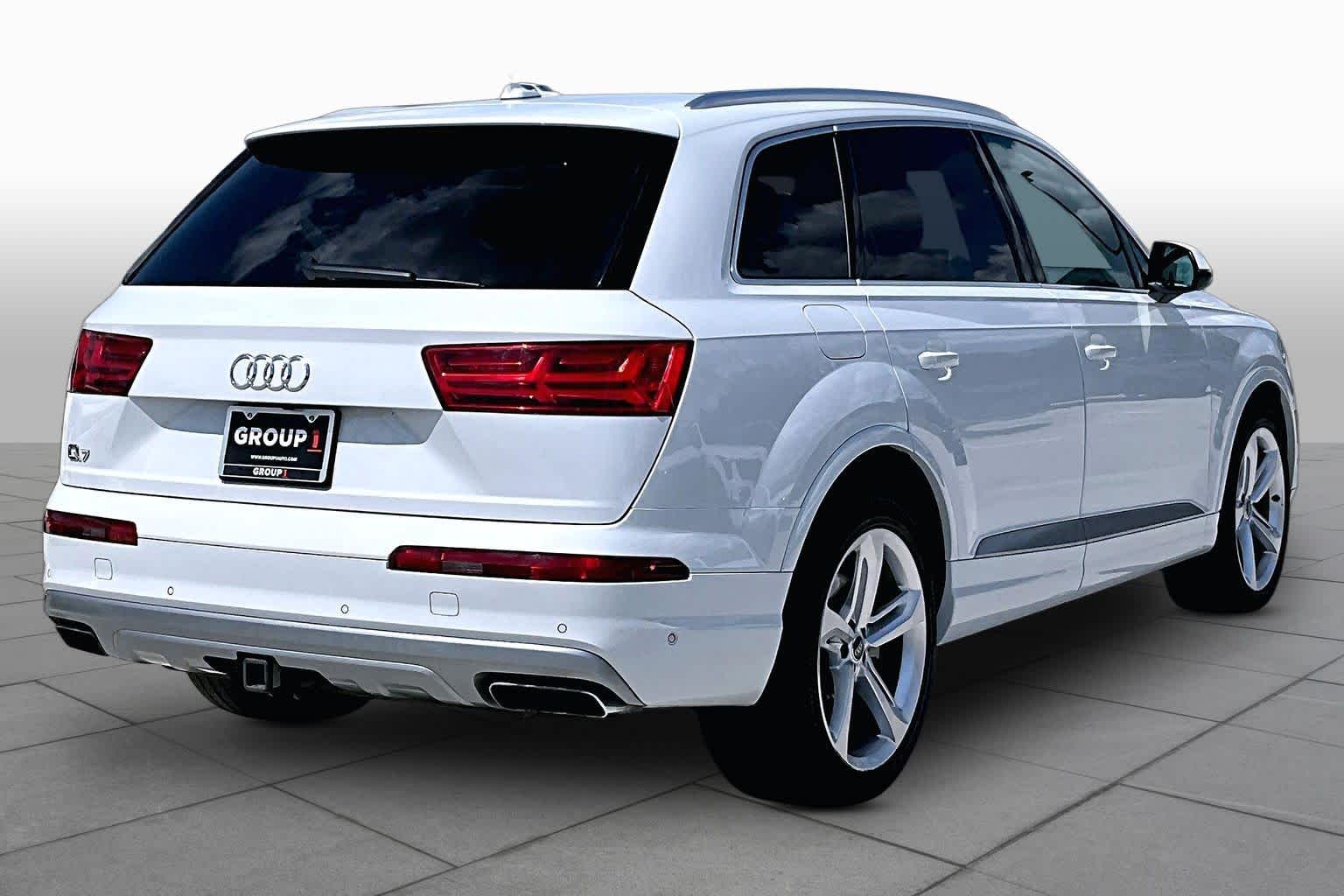2019 Audi Q7 Prestige Glacier White Metallic at Lexus of Clear Lake