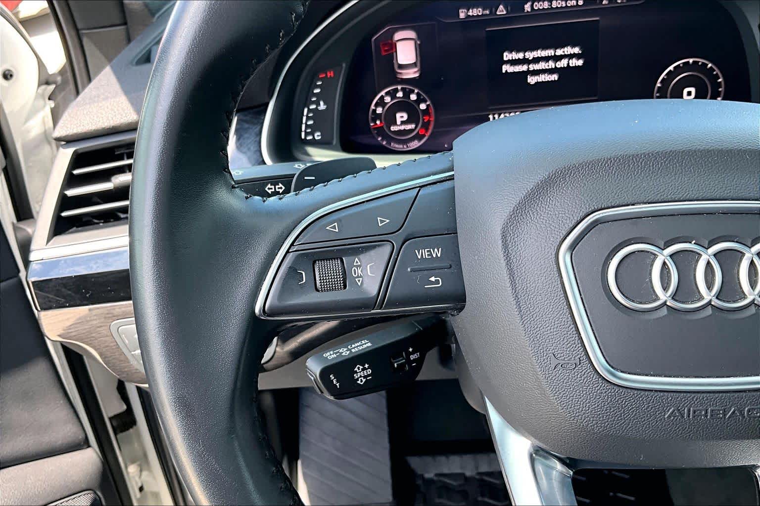 2019 Audi Q7 Prestige Glacier White Metallic at Lexus of Clear Lake
