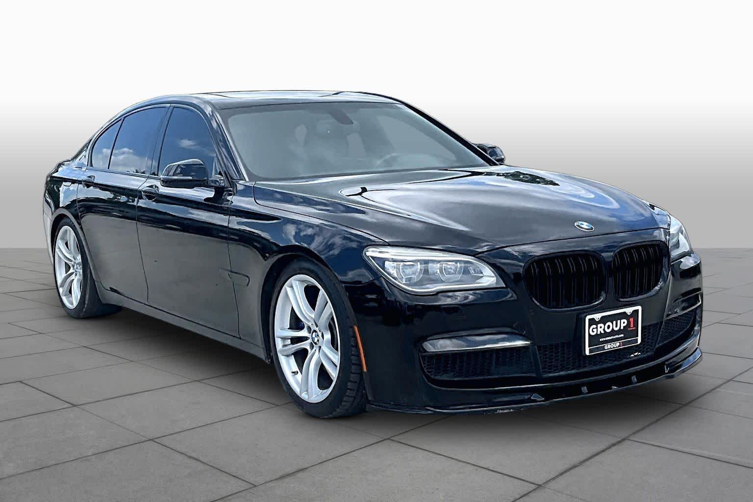 2013 BMW 740i 740i Black Sapphire Metallic at Tomball Ford