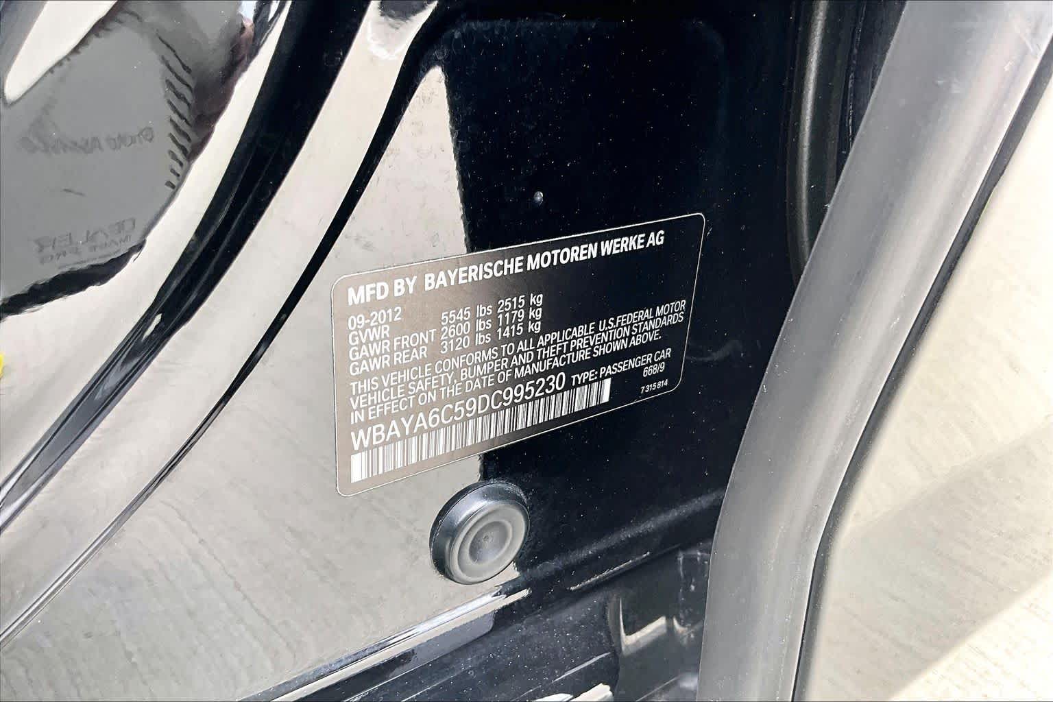 2013 BMW 740i 740i Black Sapphire Metallic at Tomball Ford