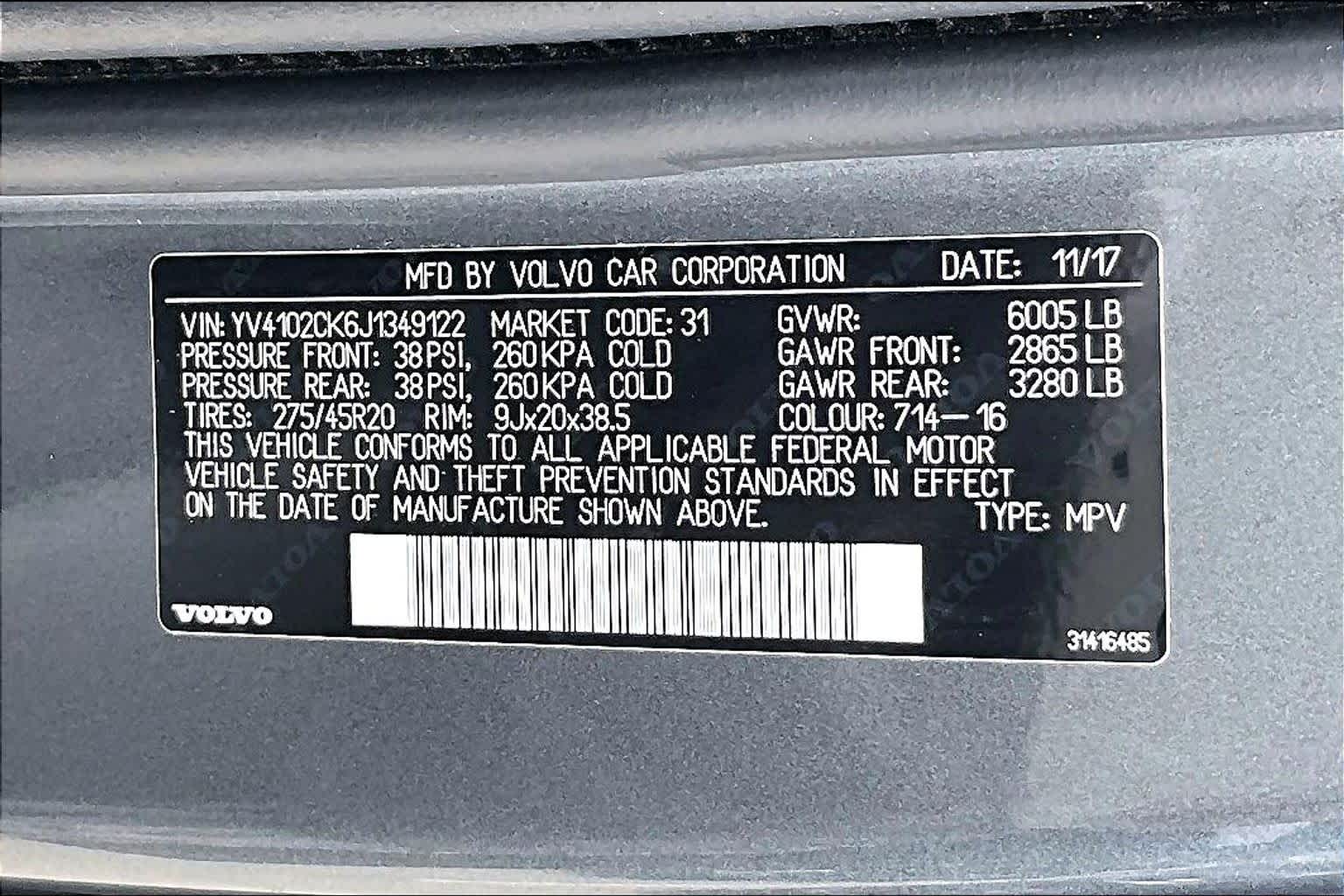 2018 Volvo XC90 Momentum Osmium Grey Metallic at Westside Kia