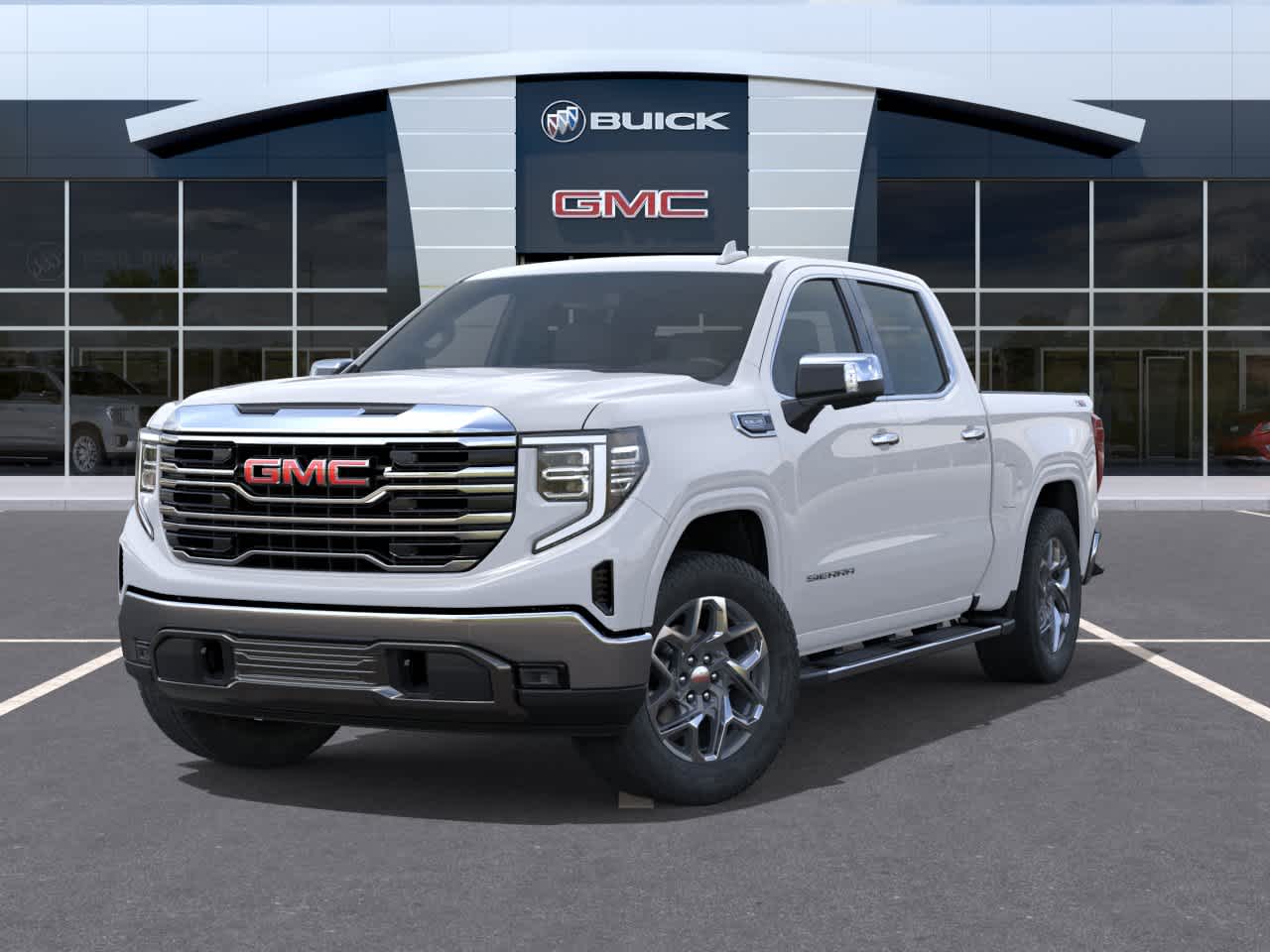 New 2026 Glacier White Tricoat GMC SLT image 6