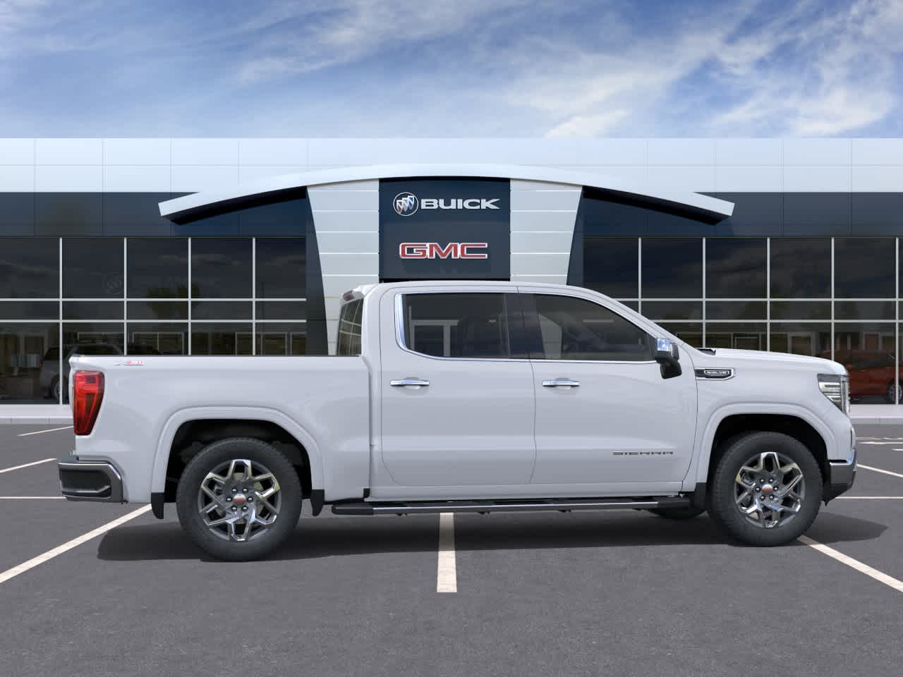 New 2026 Glacier White Tricoat GMC SLT image 5