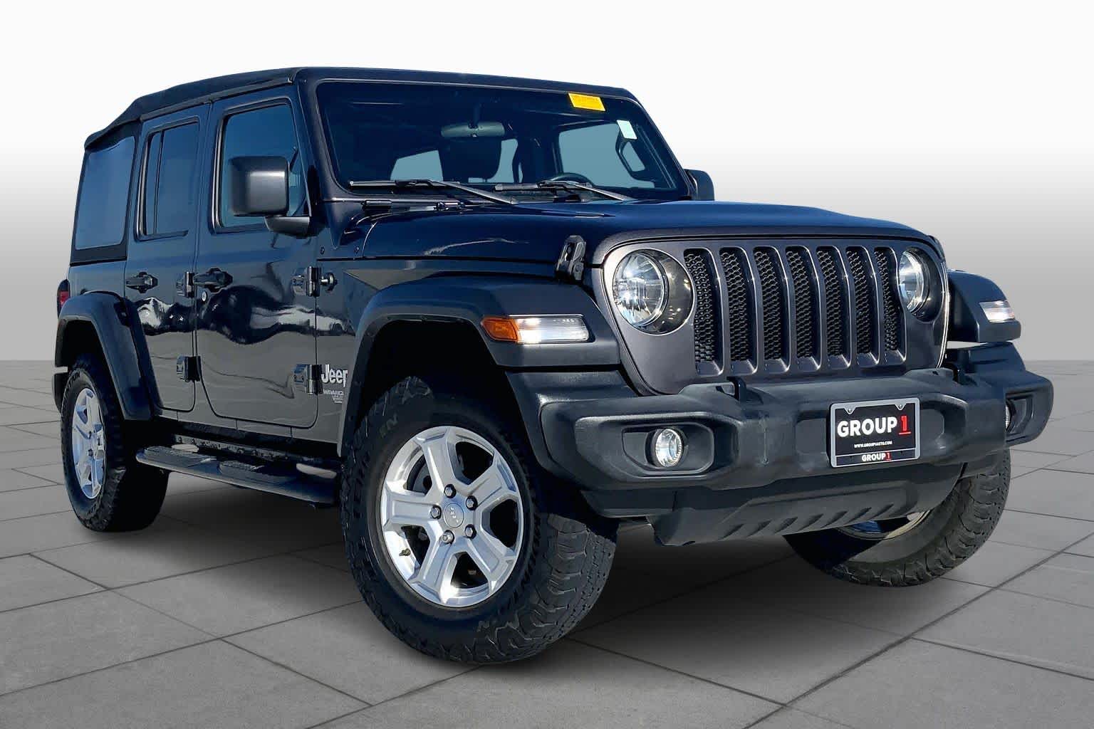 2019 Jeep Wrangler Unlimited Sport S Granite Crystal Metallic Clearcoat at Westside Kia