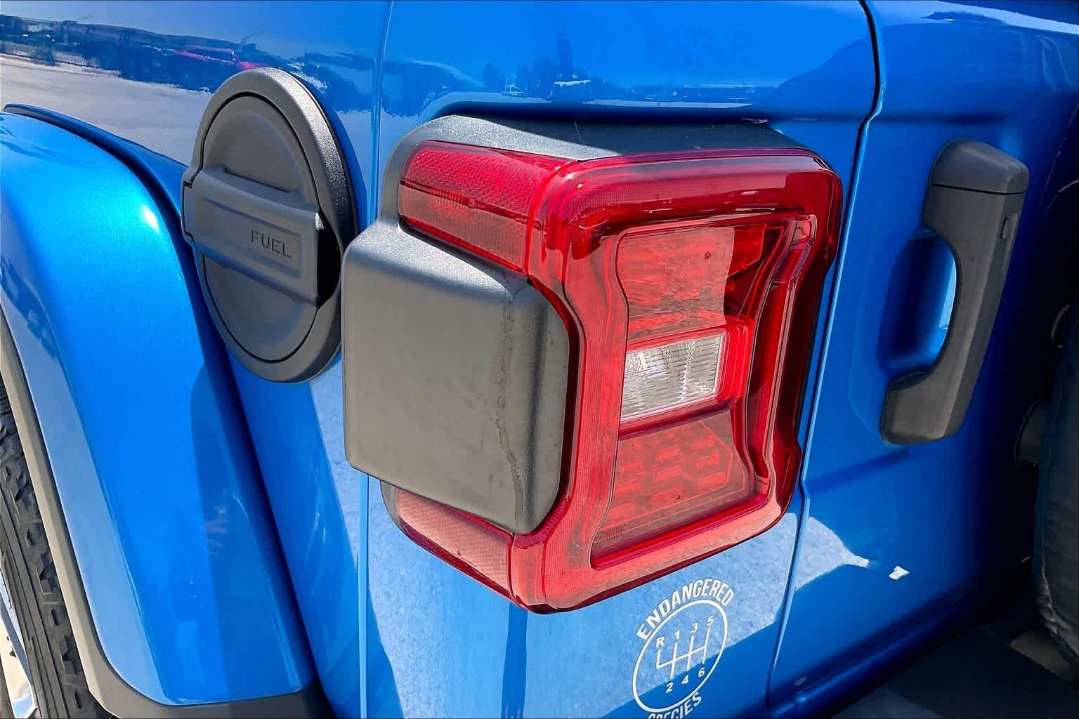 2022 Jeep Wrangler Unlimited Sahara Hydro Blue Pearlcoat at Lexus of Clear Lake
