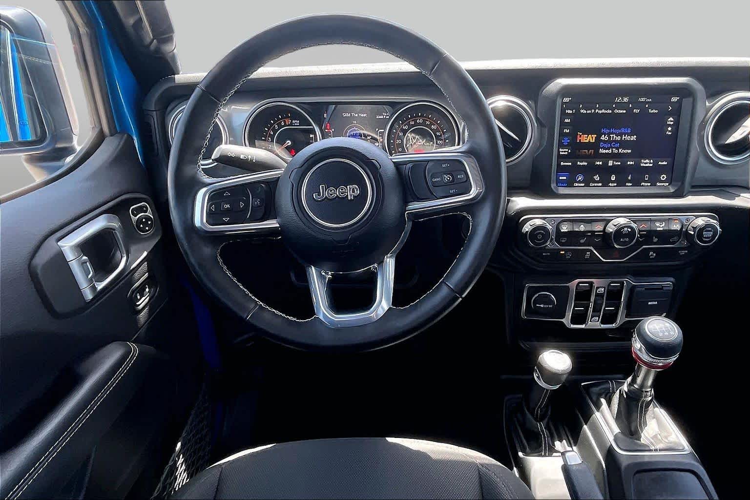 2022 Jeep Wrangler Unlimited Sahara Hydro Blue Pearlcoat at Lexus of Clear Lake