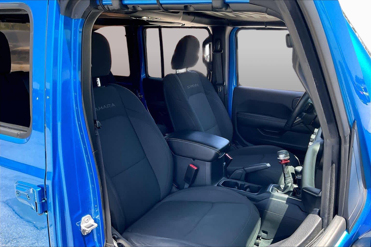 2022 Jeep Wrangler Unlimited Sahara Hydro Blue Pearlcoat at Lexus of Clear Lake