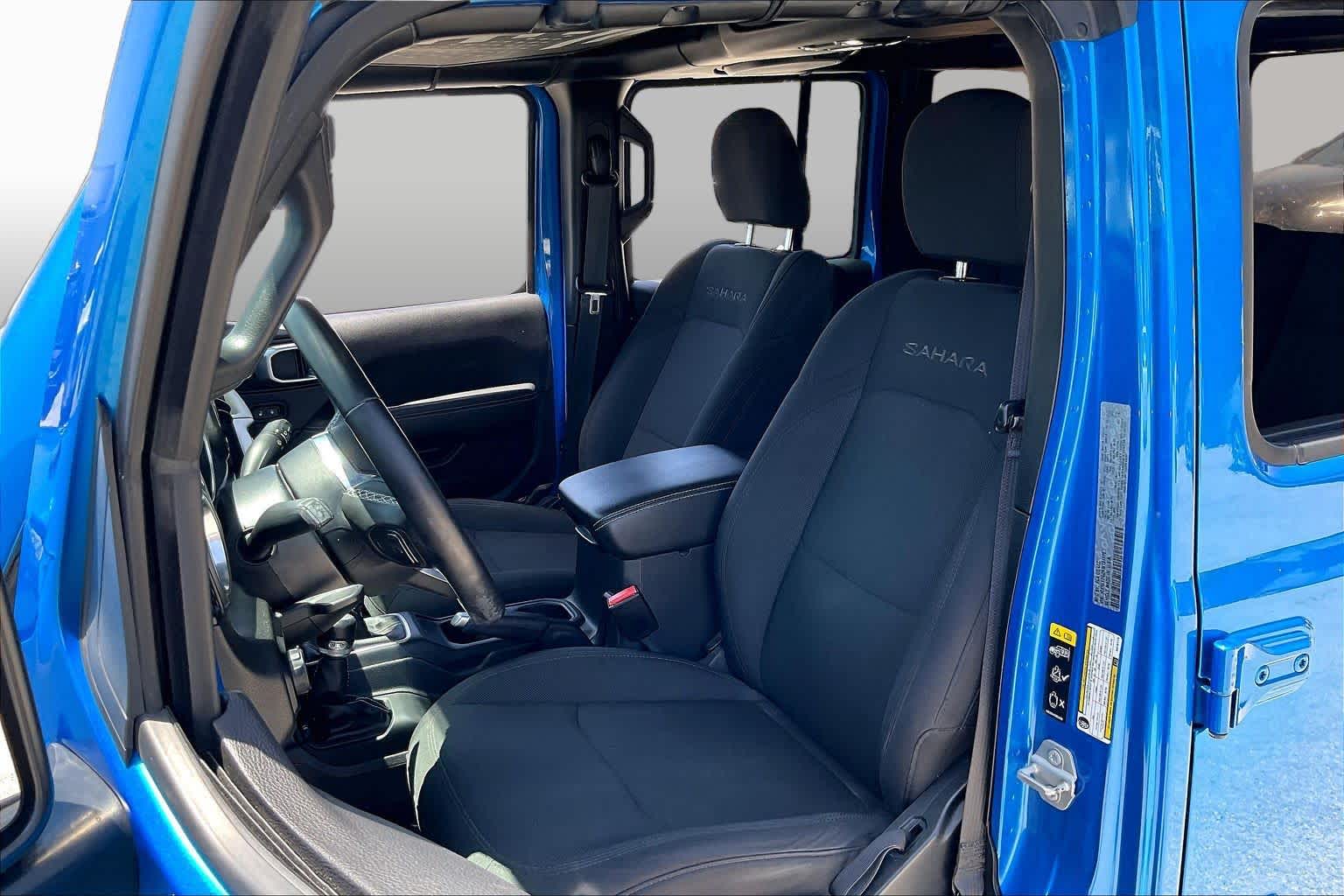 2022 Jeep Wrangler Unlimited Sahara Hydro Blue Pearlcoat at Lexus of Clear Lake