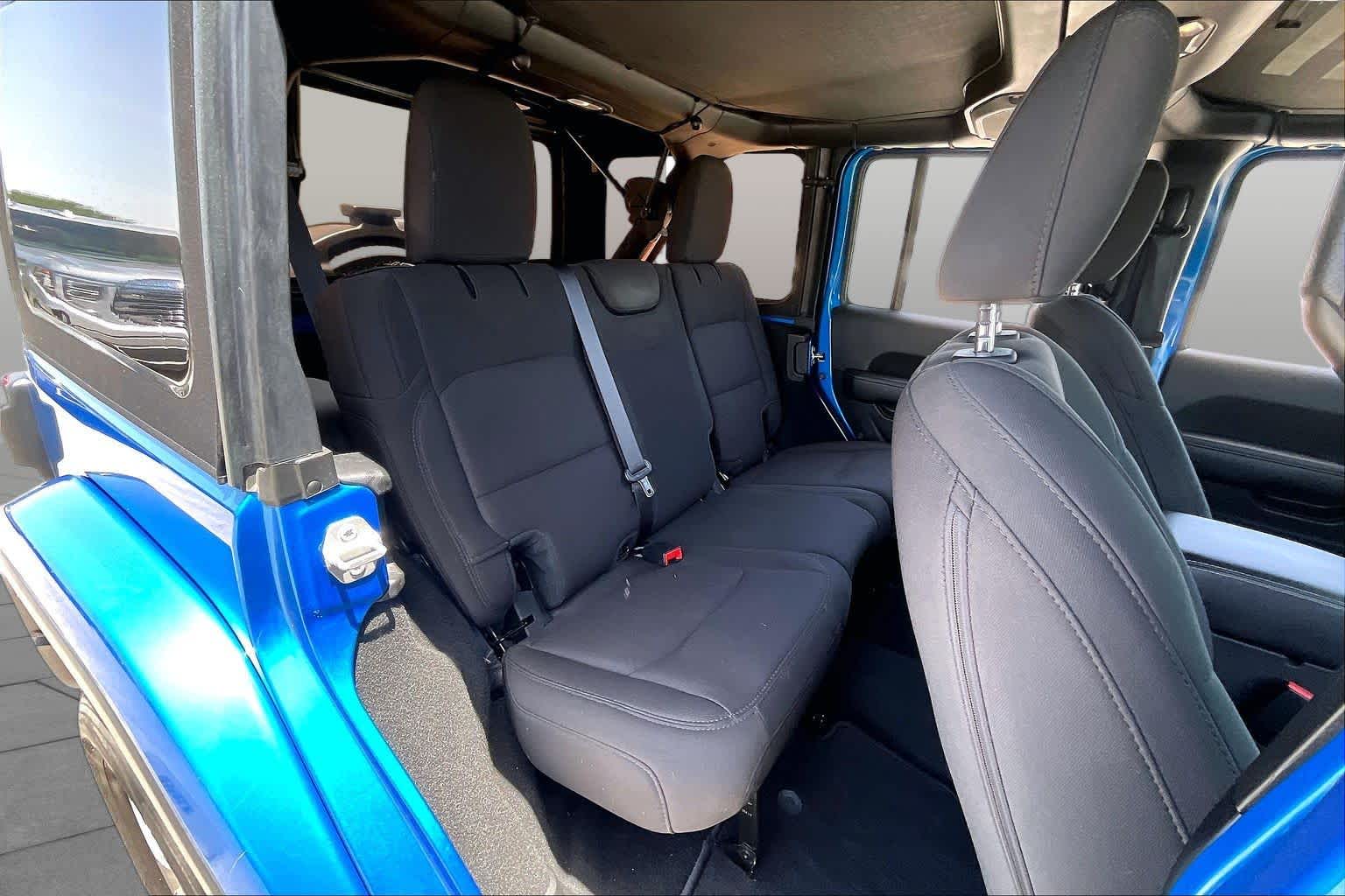 2022 Jeep Wrangler Unlimited Sahara Hydro Blue Pearlcoat at Lexus of Clear Lake