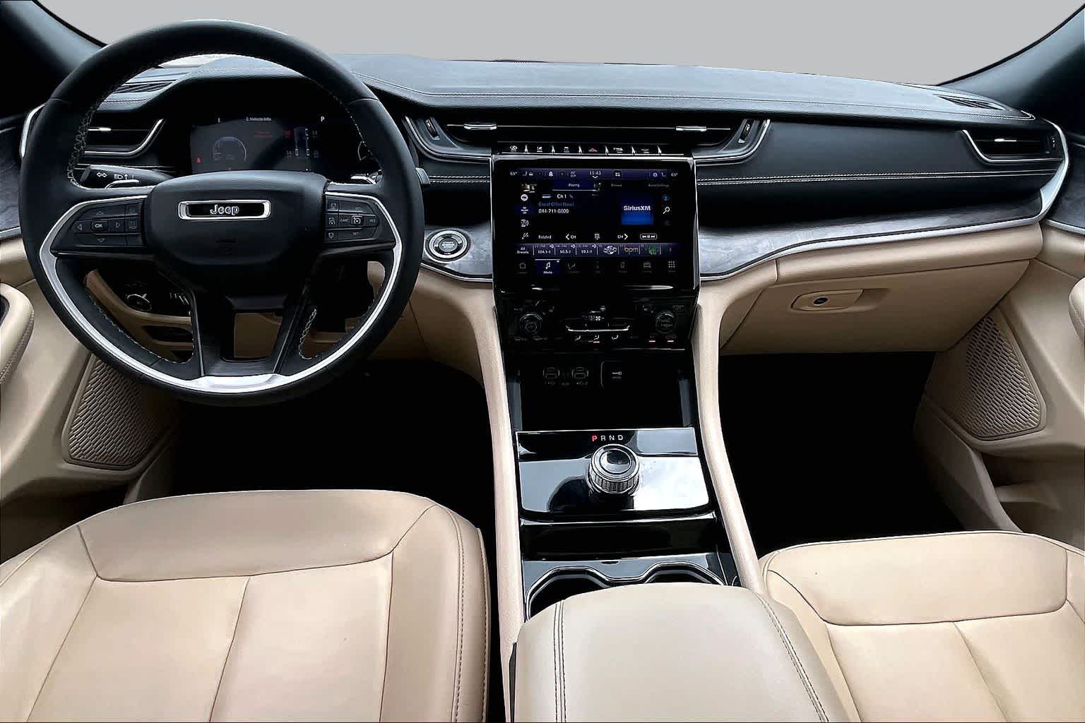 2023 Jeep Grand Cherokee Limited Bright White Clearcoat at Tomball Chrysler Dodge Jeep Ram
