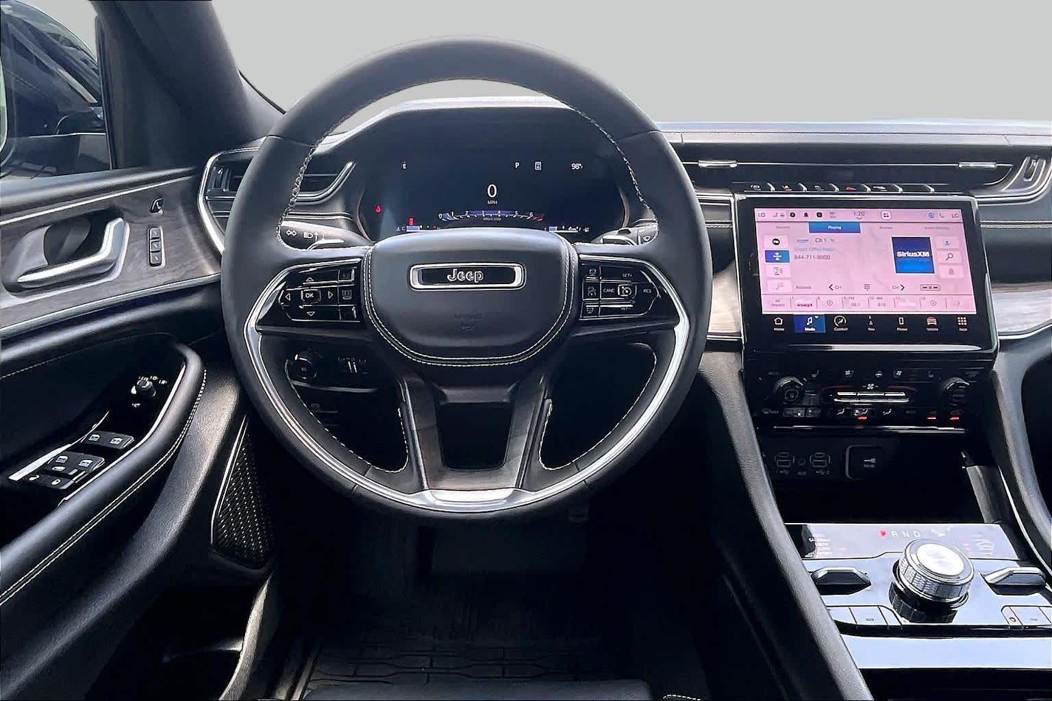 2024 Jeep Grand Cherokee Overland Diamond Black Crystal Pearlcoat at Beck & Masten Kia