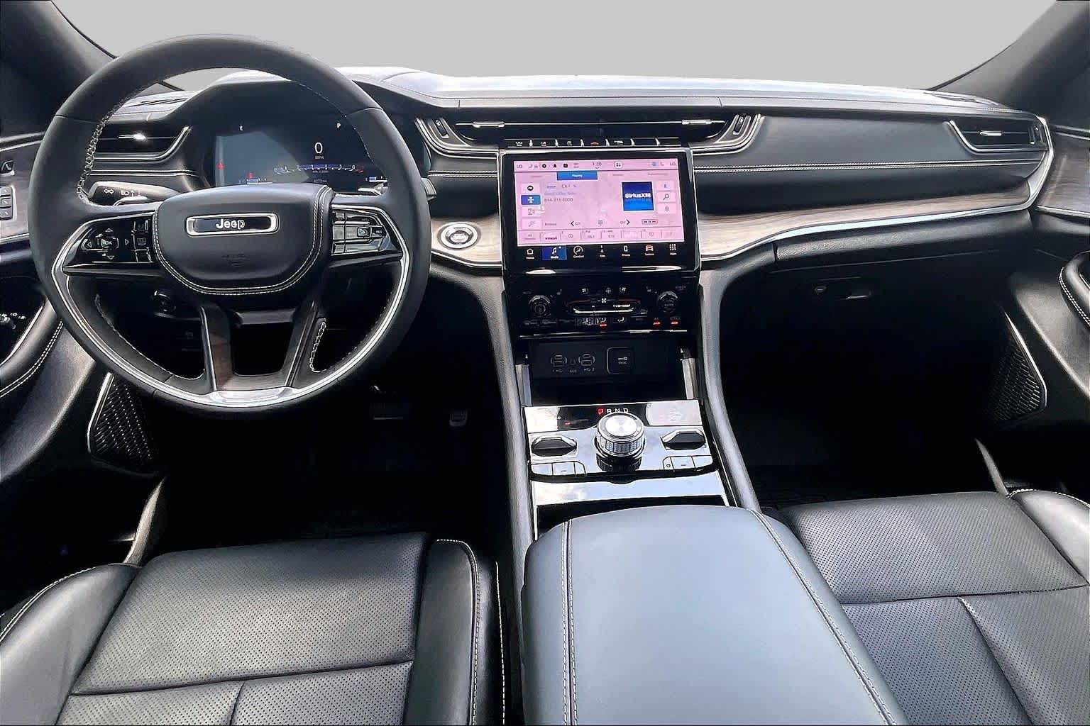 2024 Jeep Grand Cherokee Overland Diamond Black Crystal Pearlcoat at Beck & Masten Kia