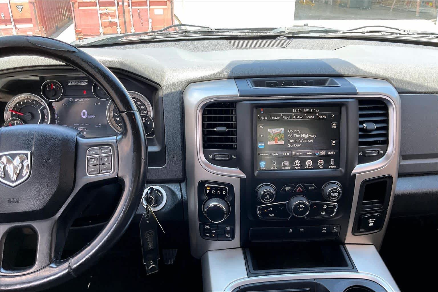 2016 Ram 1500 Big Horn Granite Crystal Metallic Clearcoat at Tomball Chrysler Dodge Jeep Ram