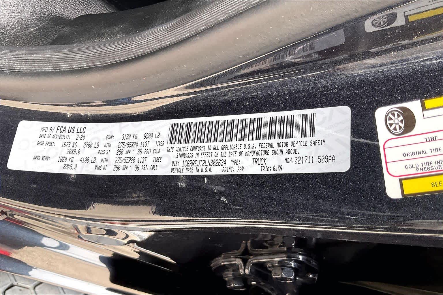 2020 Ram 1500 Laramie Maximum Steel Metallic Clearcoat at Friendly Ford Crosby