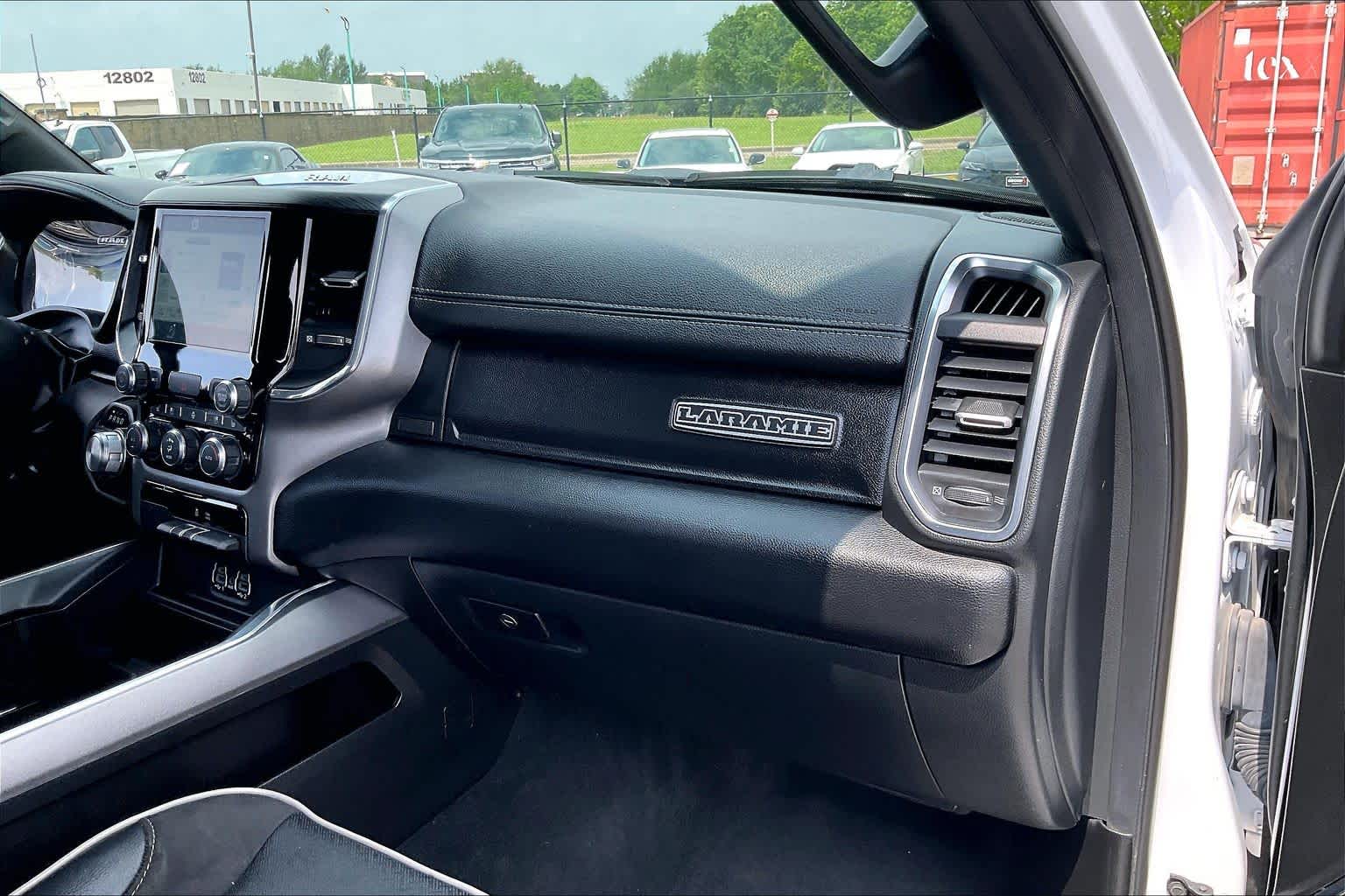 2024 Ram 1500 Laramie Bright White Clearcoat at Group 1 GMC Buick South