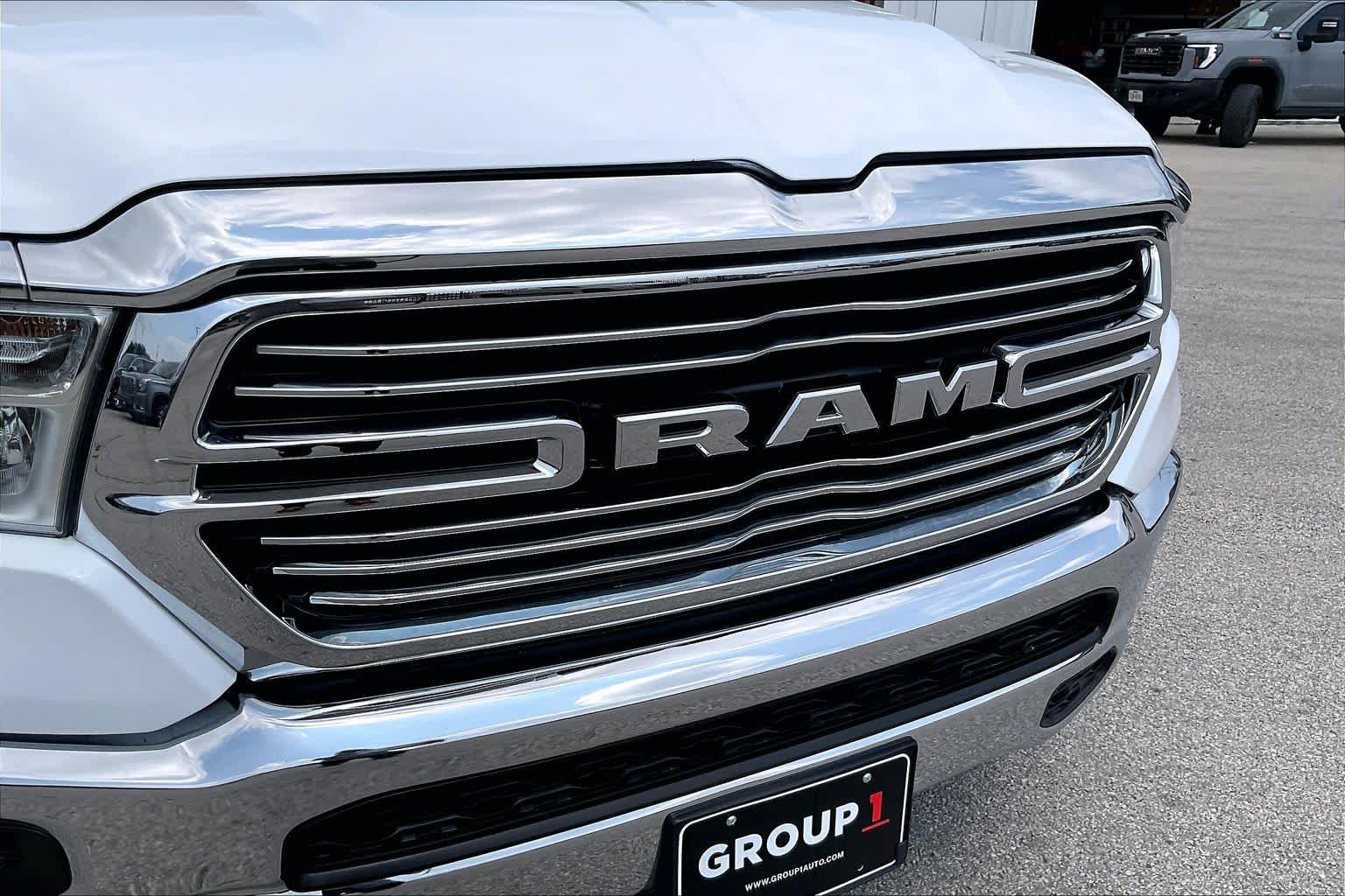 2024 Ram 1500 Laramie Bright White Clearcoat at Group 1 GMC Buick South