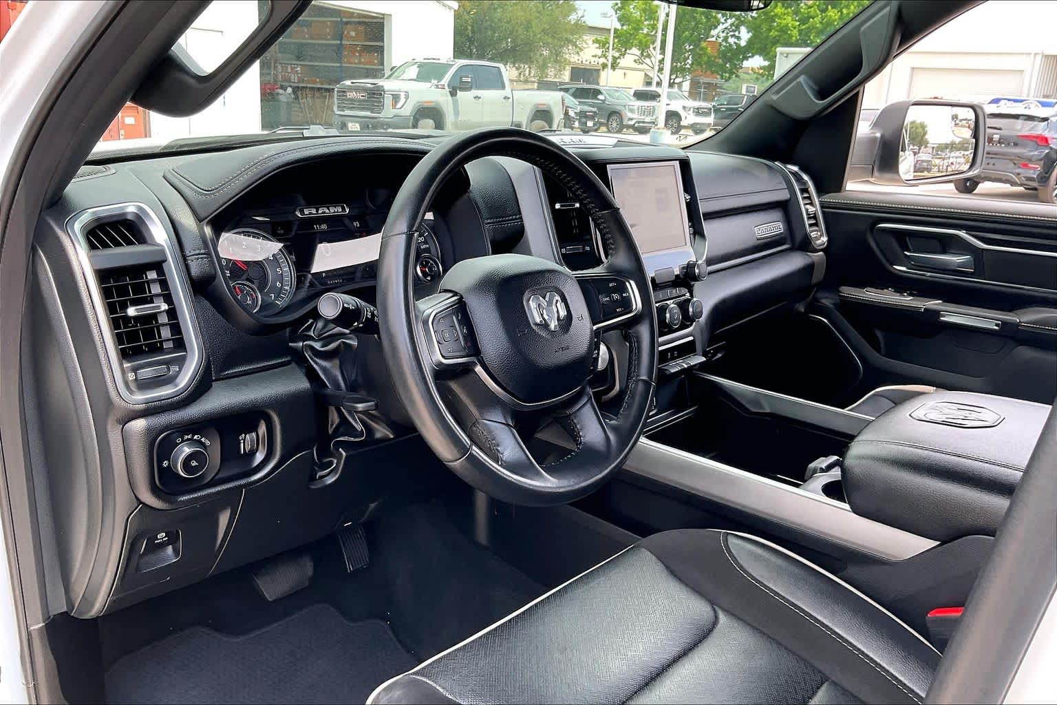 2024 Ram 1500 Laramie Bright White Clearcoat at Group 1 GMC Buick South