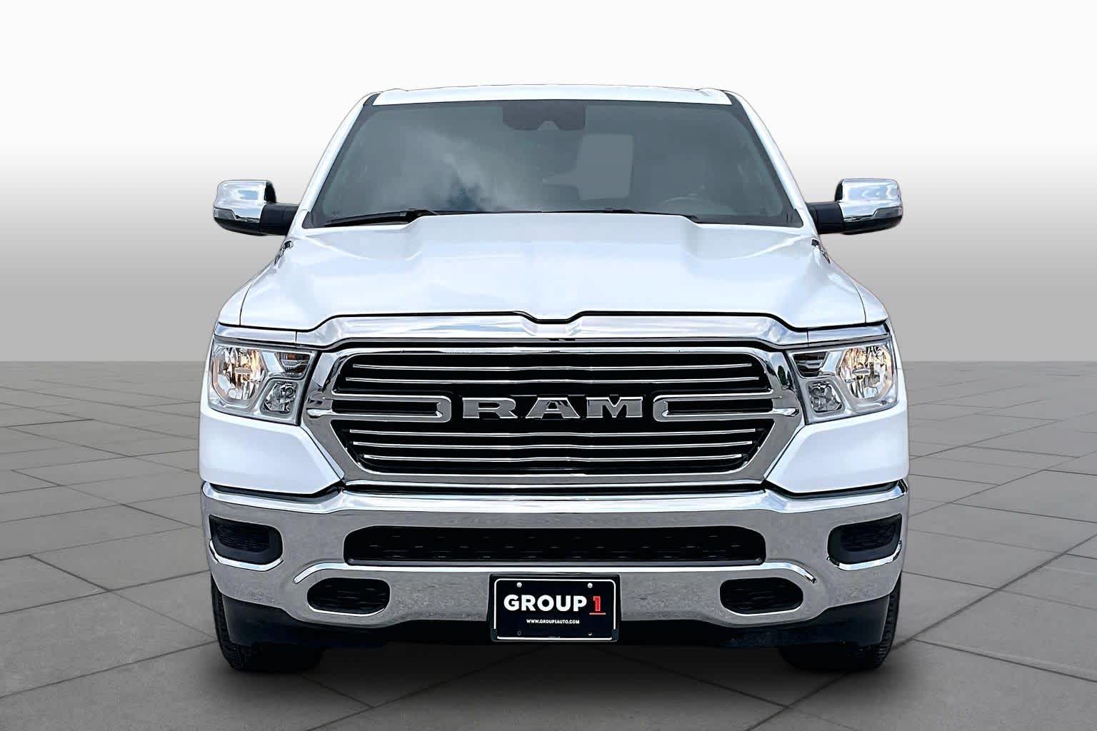2024 Ram 1500 Laramie Bright White Clearcoat at Group 1 GMC Buick South