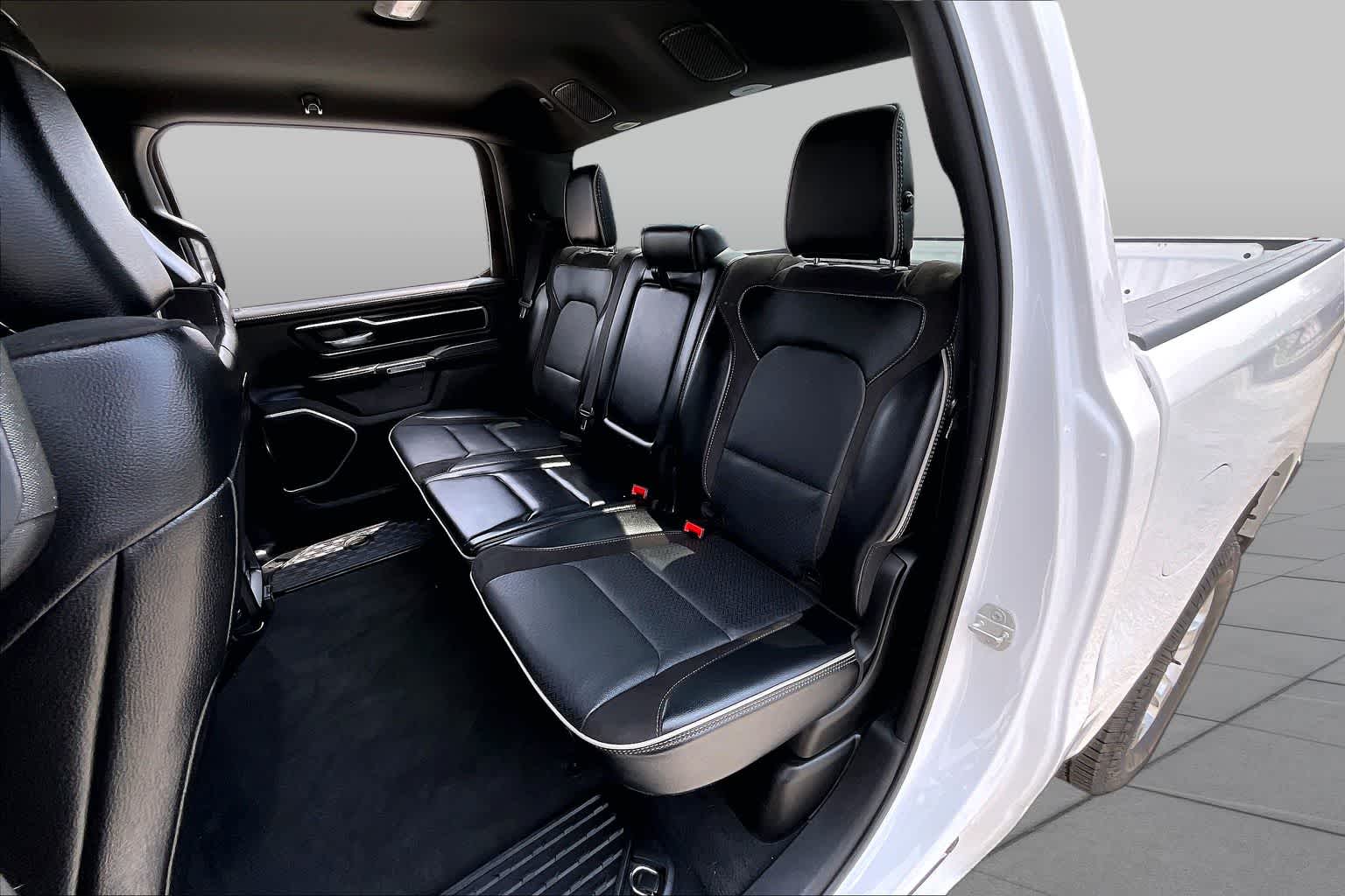 2024 Ram 1500 Laramie Bright White Clearcoat at Tomball Chrysler Dodge Jeep Ram