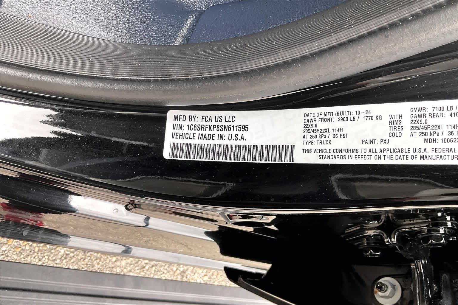 2025 Ram 1500 Tungsten Diamond Black Crystal Pearlcoat at Westside Kia