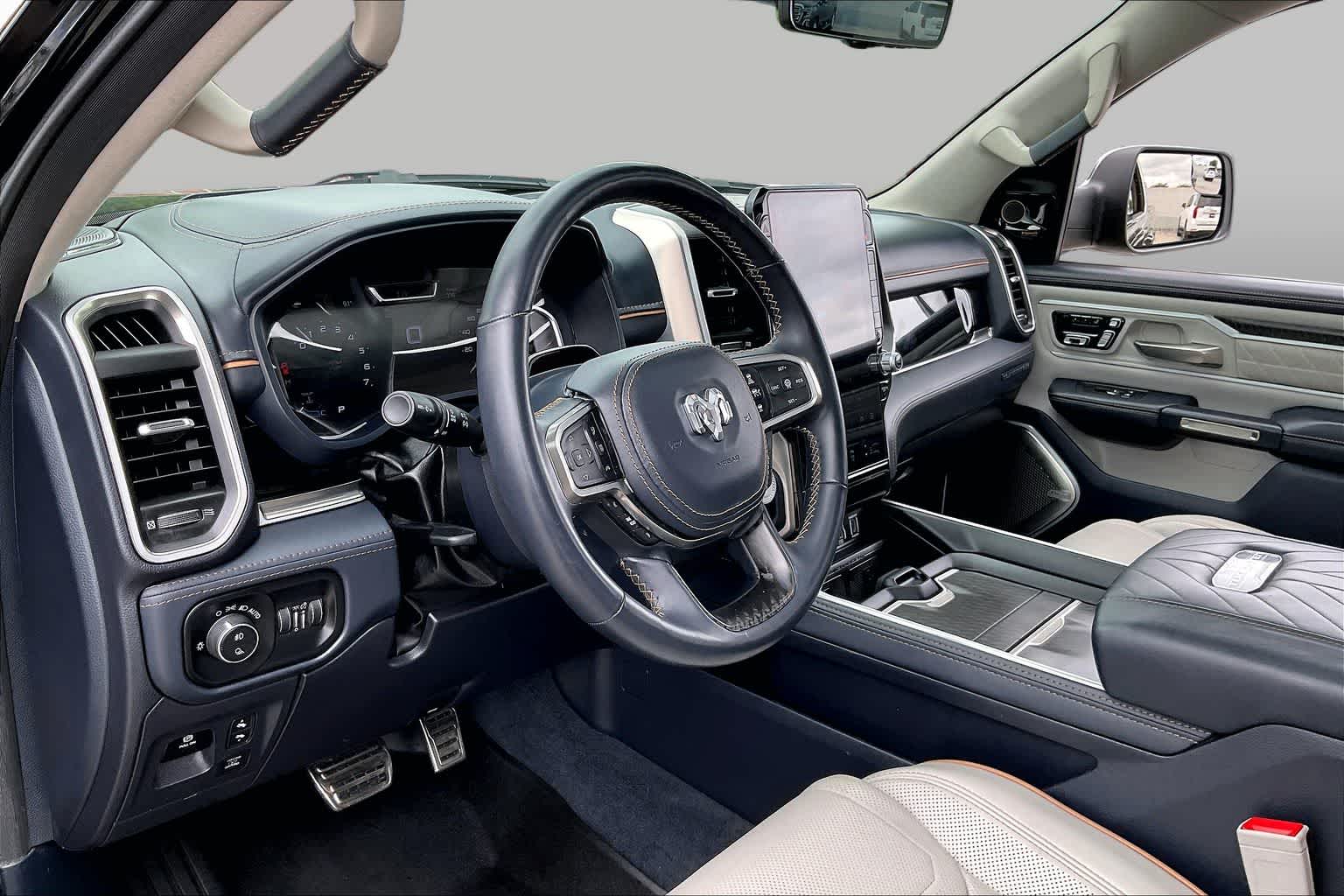 2025 Ram 1500 Tungsten Diamond Black Crystal Pearlcoat at Tomball Chrysler Dodge Jeep Ram