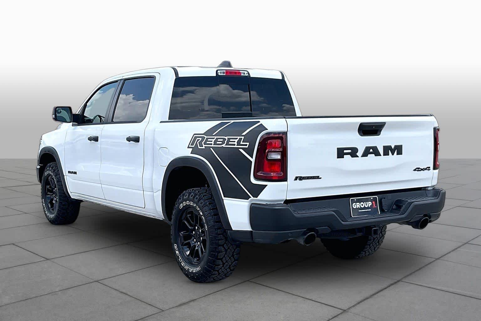 2026 Ram 1500 Rebel Bright White Clearcoat at Tomball Chrysler Dodge Jeep Ram