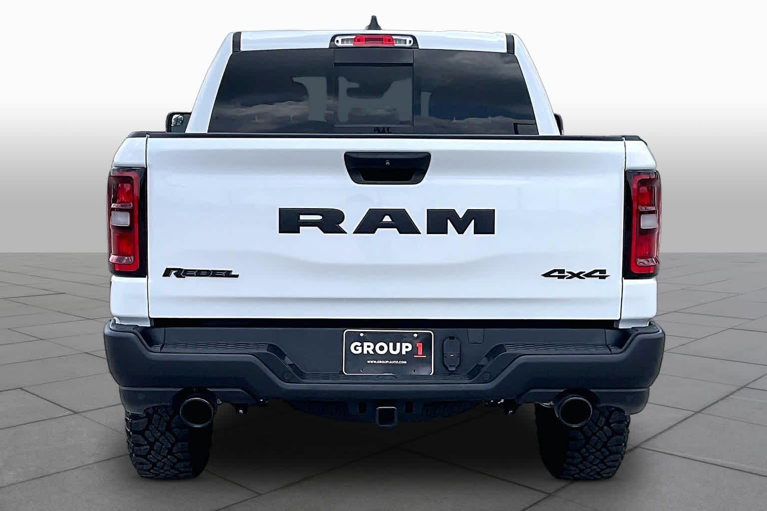 2026 Ram 1500 Rebel Bright White Clearcoat at Tomball Chrysler Dodge Jeep Ram