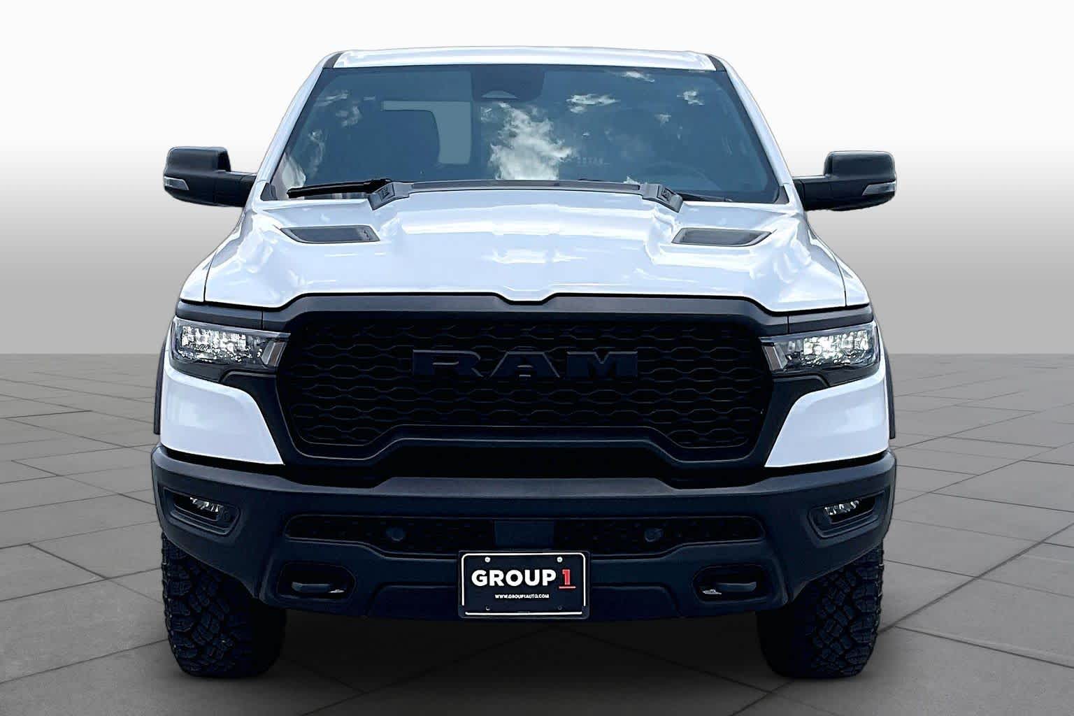 2026 Ram 1500 Rebel Bright White Clearcoat at Tomball Chrysler Dodge Jeep Ram