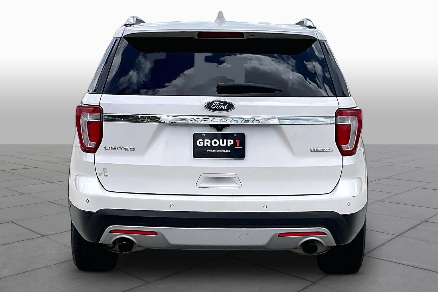2017 Ford Explorer Limited White Platinum Metallic Tri-Coat at AutoNation USA Houston