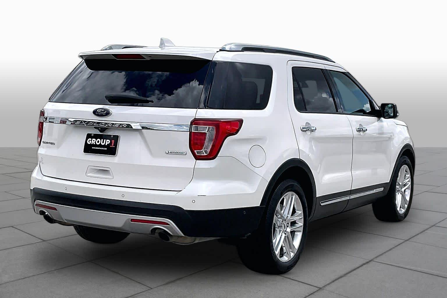 2017 Ford Explorer Limited White Platinum Metallic Tri-Coat at AutoNation USA Houston