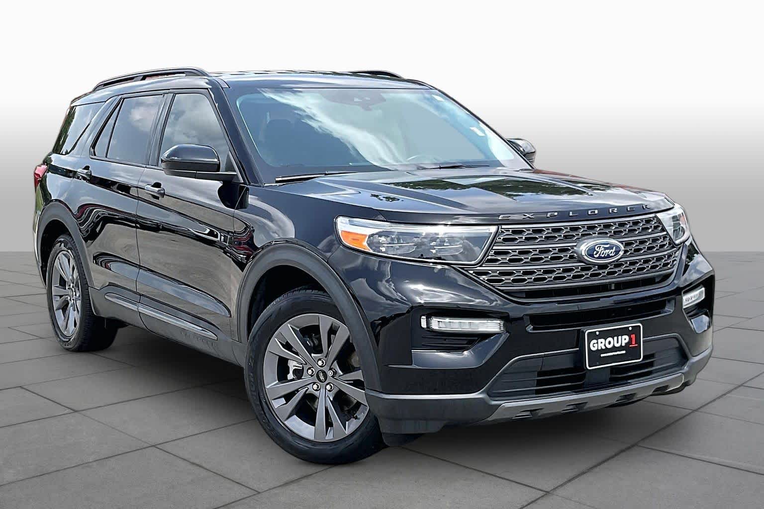 2023 Ford Explorer XLT Agate Black Metallic at Group 1 GMC Buick South