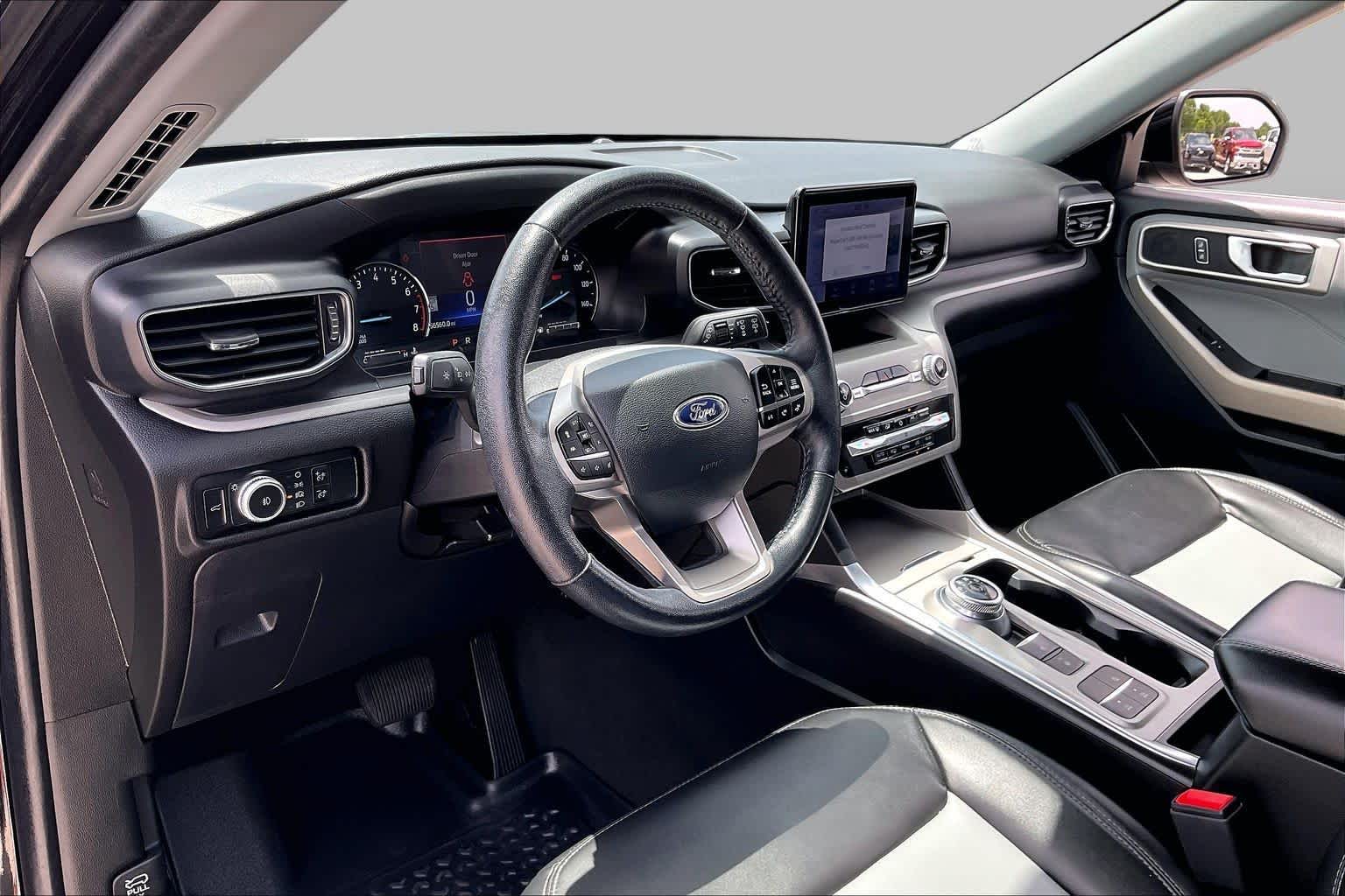 2023 Ford Explorer XLT Agate Black Metallic at Group 1 GMC Buick South