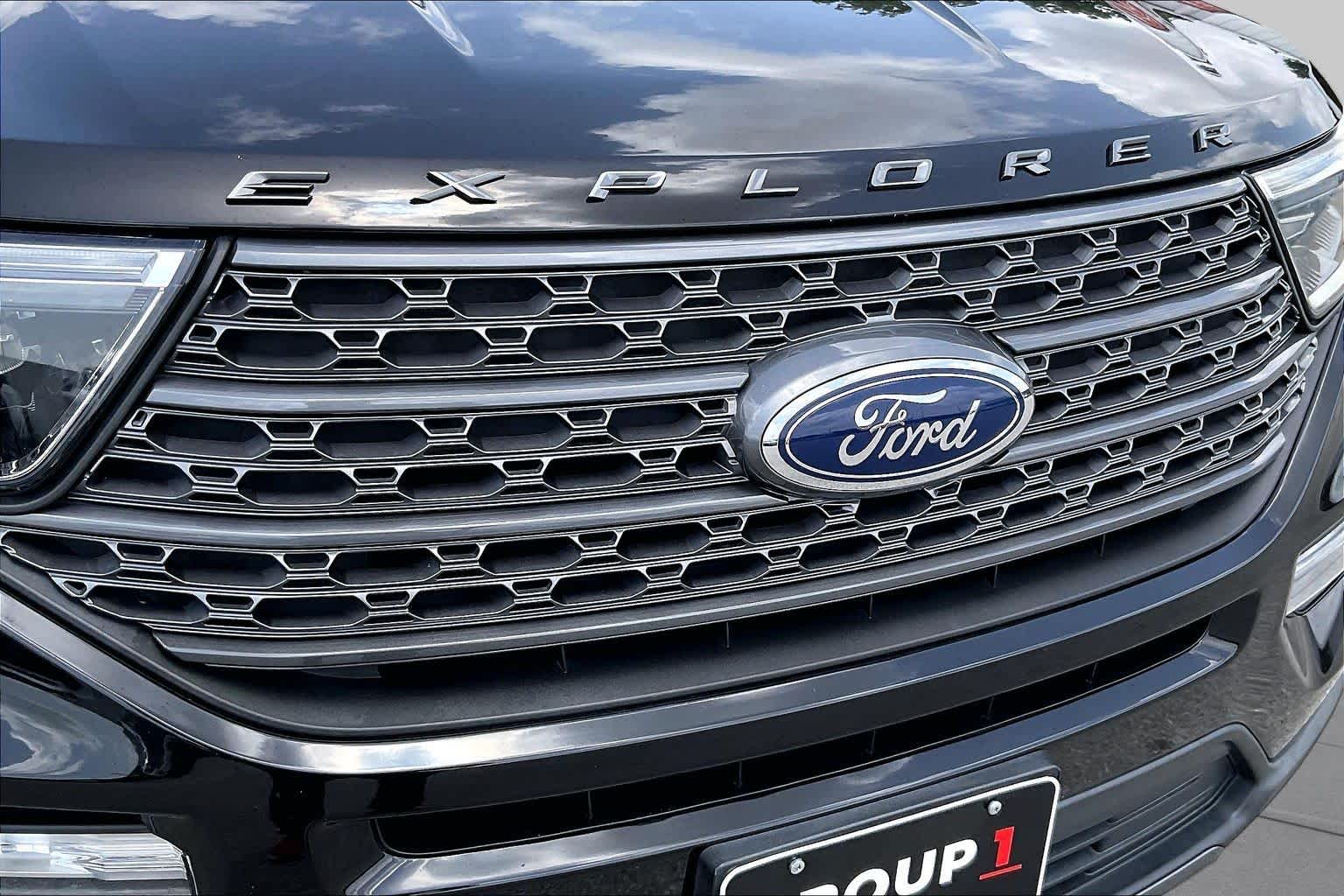 2023 Ford Explorer XLT Agate Black Metallic at Group 1 GMC Buick South