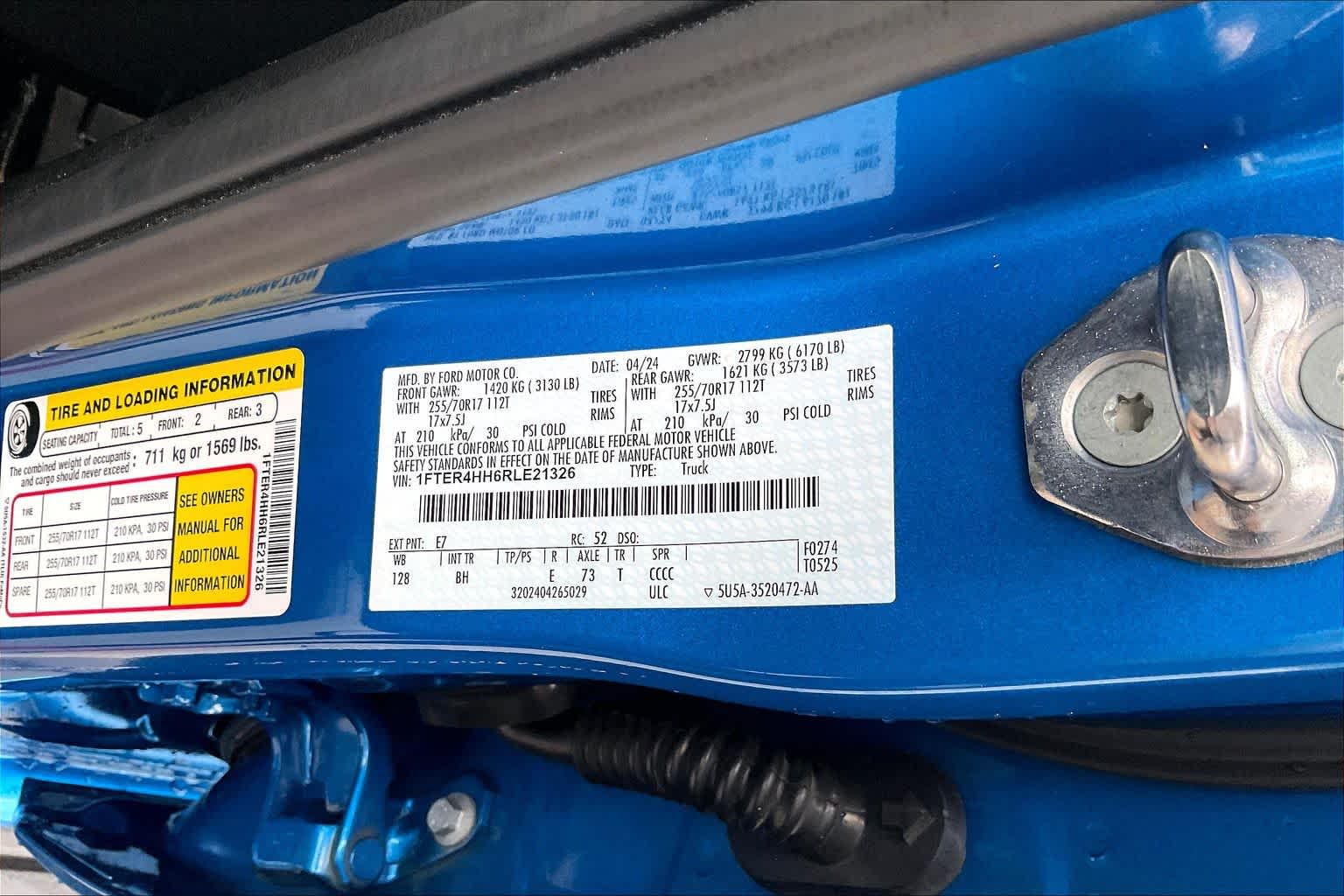 2024 Ford Ranger XLT Velocity Blue Metallic at Group 1 Toyota Southwest