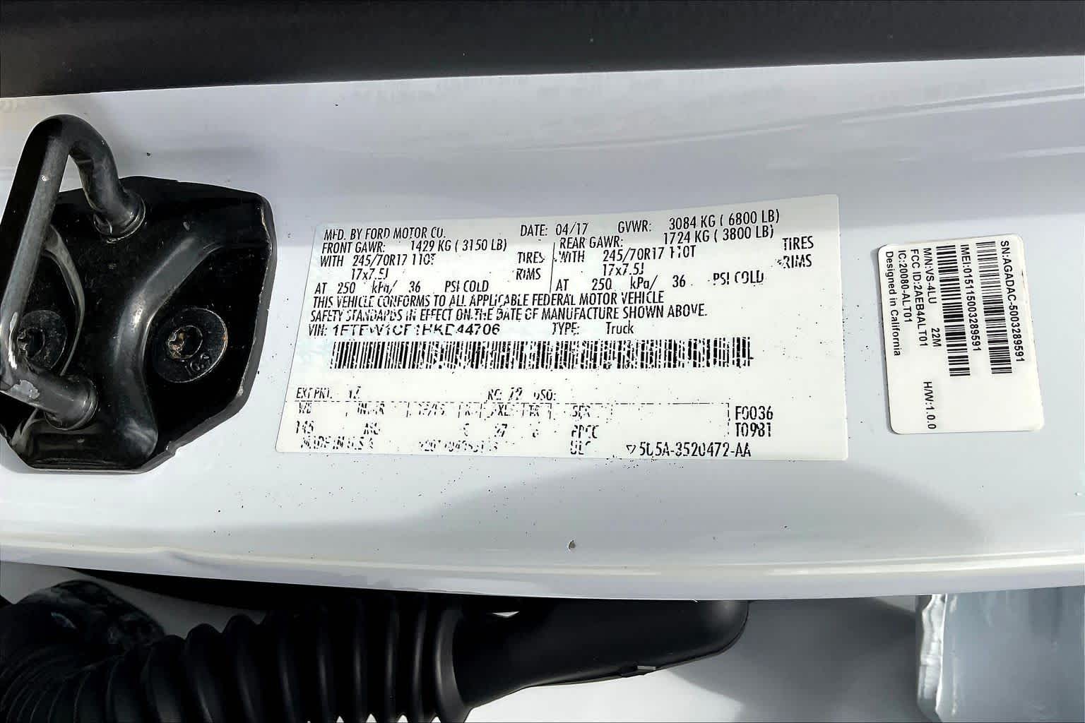 2017 Ford F-150 XLT Oxford White at Baytown Ford