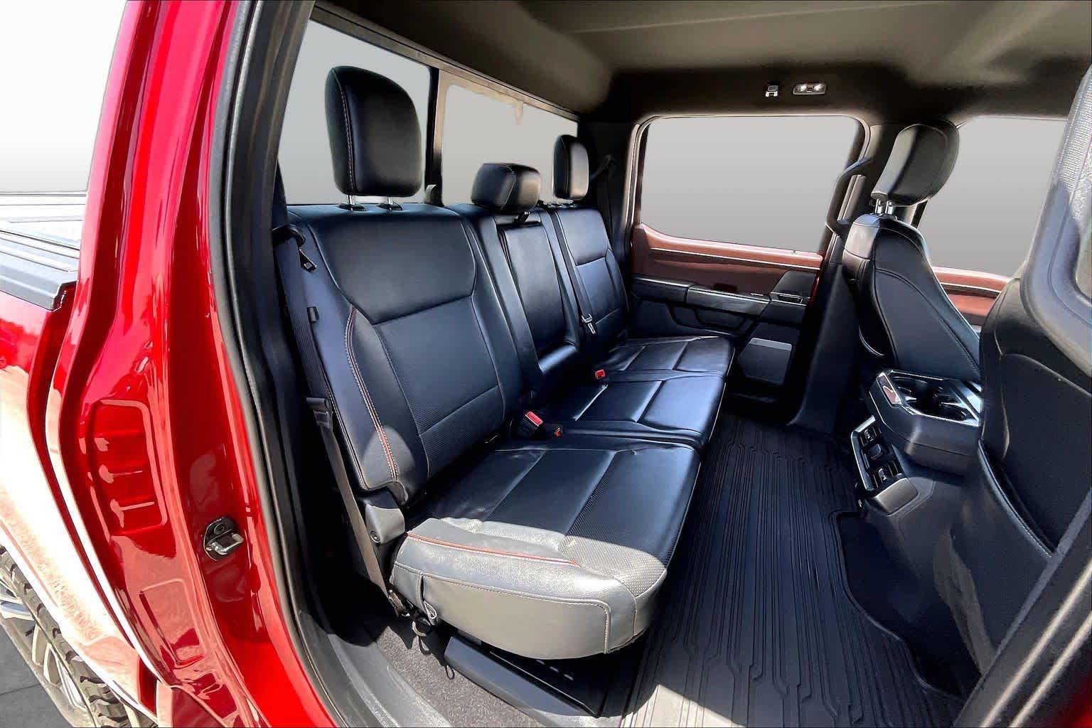 2023 Ford F-150 LARIAT Rapid Red Metallic Tinted Clearcoat at Tomball Ford