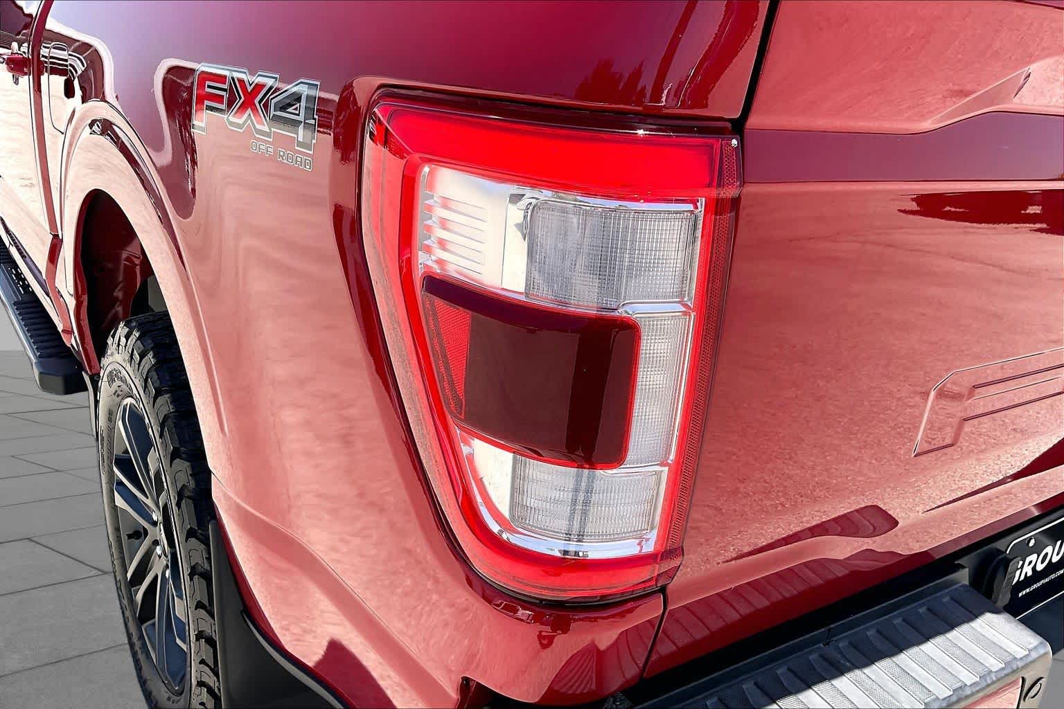 2023 Ford F-150 LARIAT Rapid Red Metallic Tinted Clearcoat at Tomball Ford