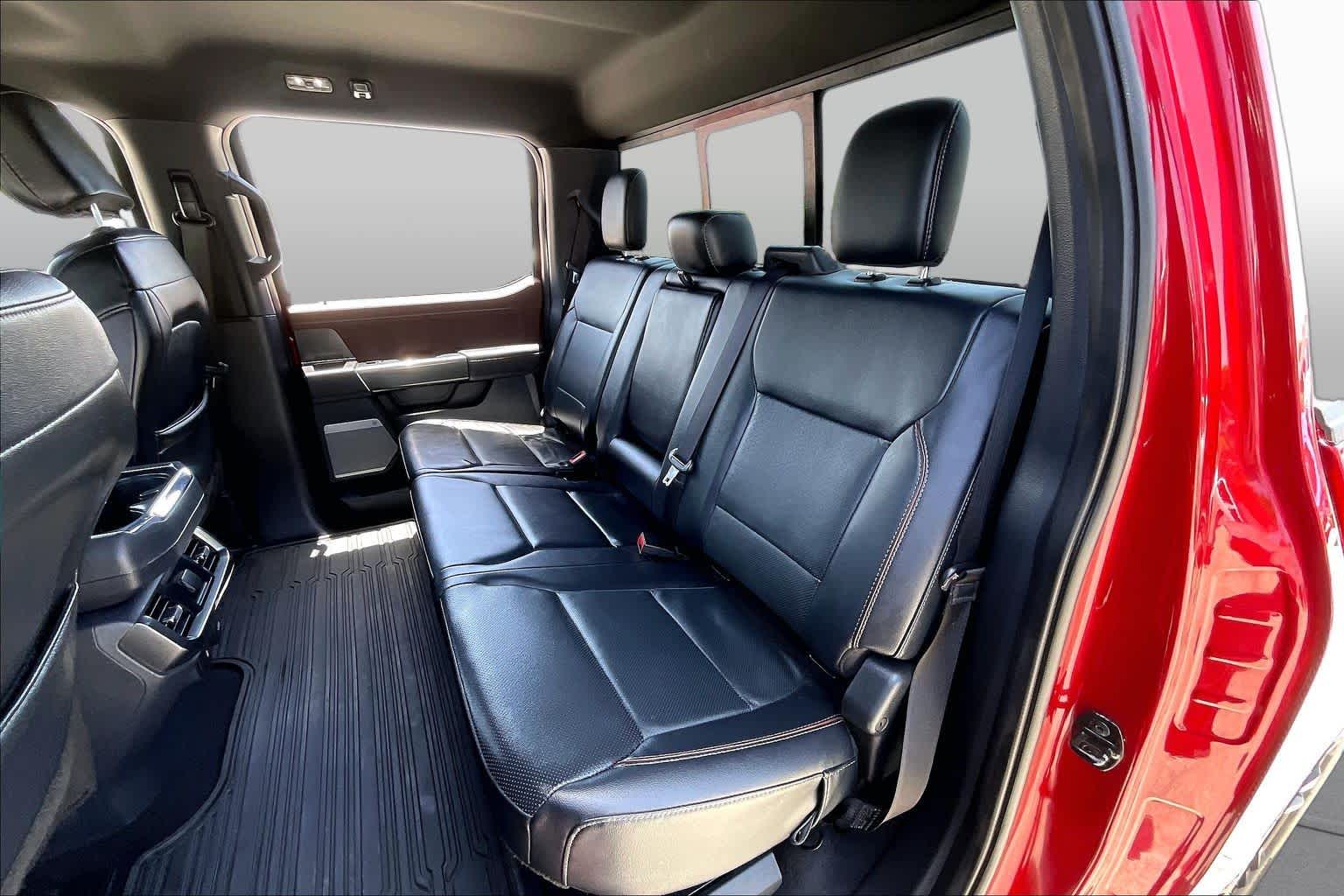 2023 Ford F-150 LARIAT Rapid Red Metallic Tinted Clearcoat at Tomball Ford